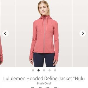 Lululemon Hooded Define Jacket